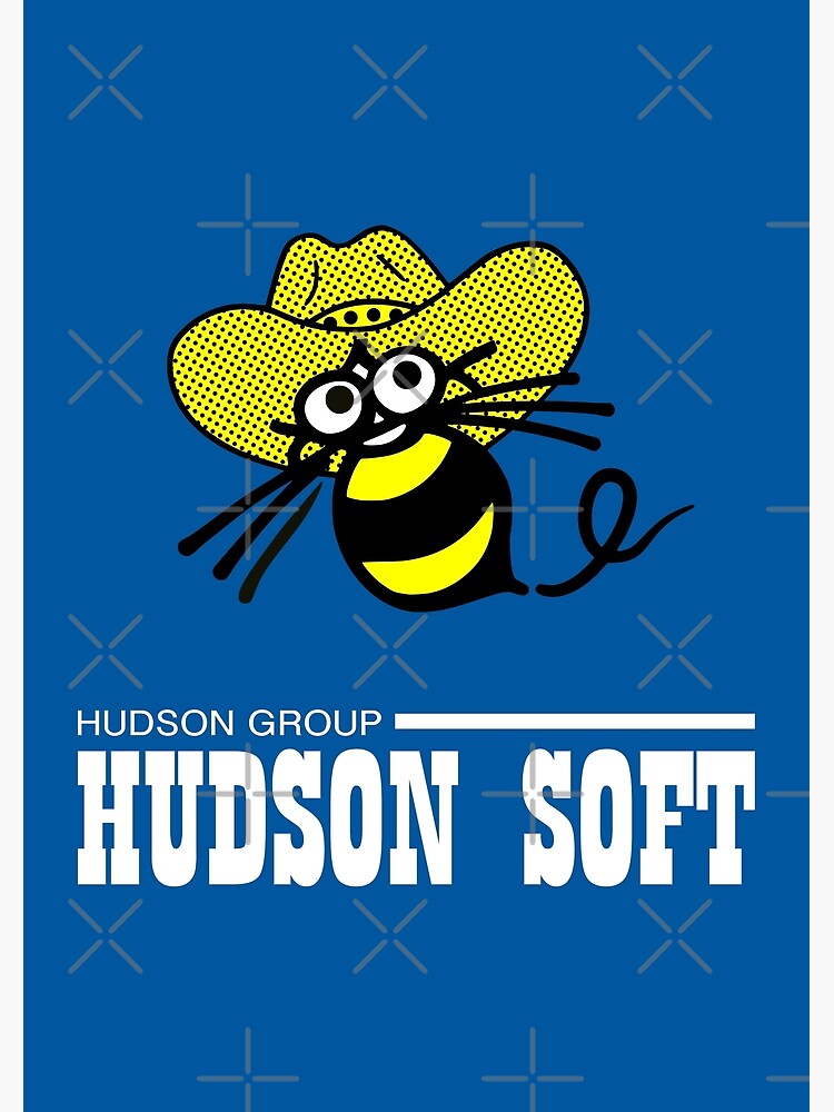 Hudson Soft (ハドソン) Cowboy Bee Logo | Poster
