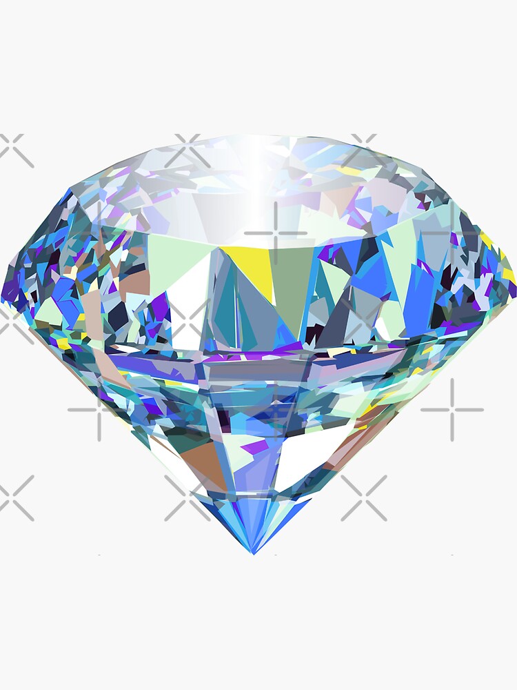 Glitter Magic Shiny Crystal Large Sticker Diamond