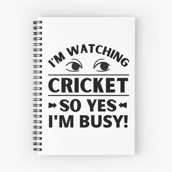 Item preview, I'm watching cricket so yes I'm busy designed and sold by TheGreenGoat.