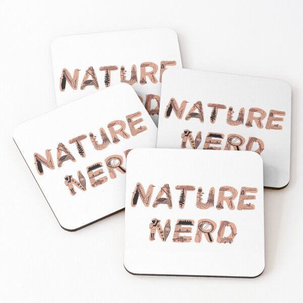 Item preview, Nature Nerd - Orange & White designed and sold by EcoElsa.