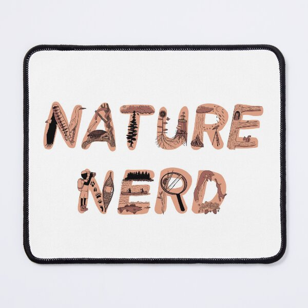 Item preview, Nature Nerd - Orange & White designed and sold by EcoElsa.