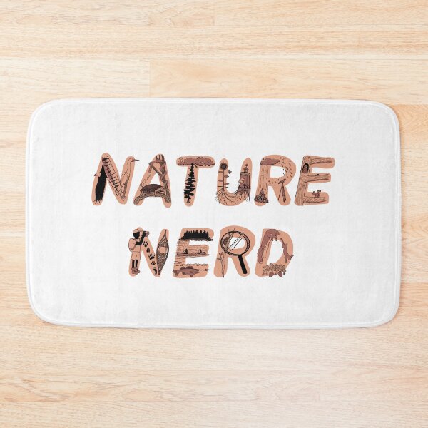 Item preview, Nature Nerd - Orange & White designed and sold by EcoElsa.