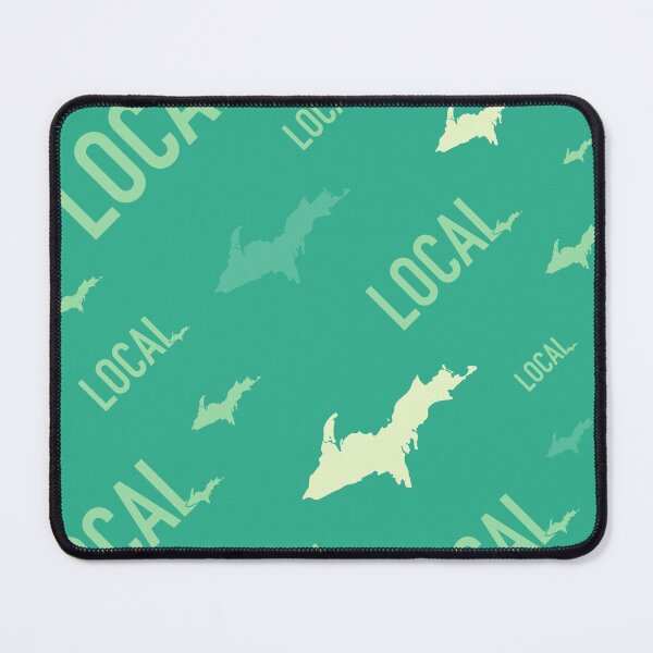 Item preview, Local Upper Peninsula Verdant Green Pattern designed and sold by Jarrod Vandenberg.