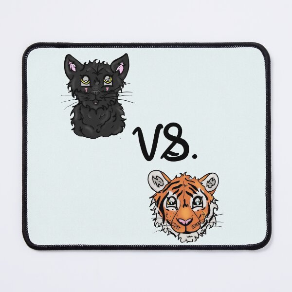 Item preview, Black Cat Vs. Tiger designed and sold by BioLushGraphics.