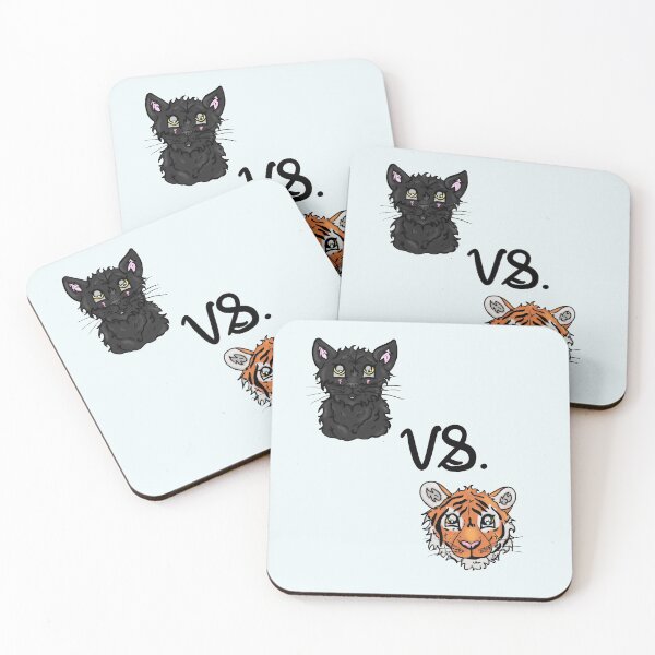 Item preview, Black Cat Vs. Tiger designed and sold by BioLushGraphics.