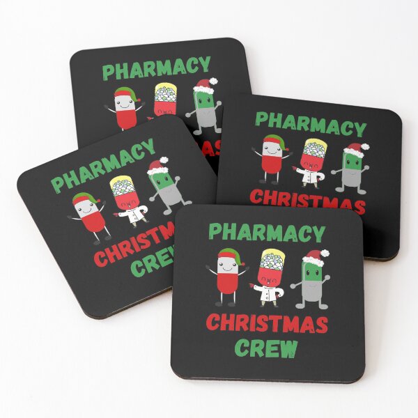 Item preview, pharmacy christmas crew designed and sold by Hey-Nice-Shirt.