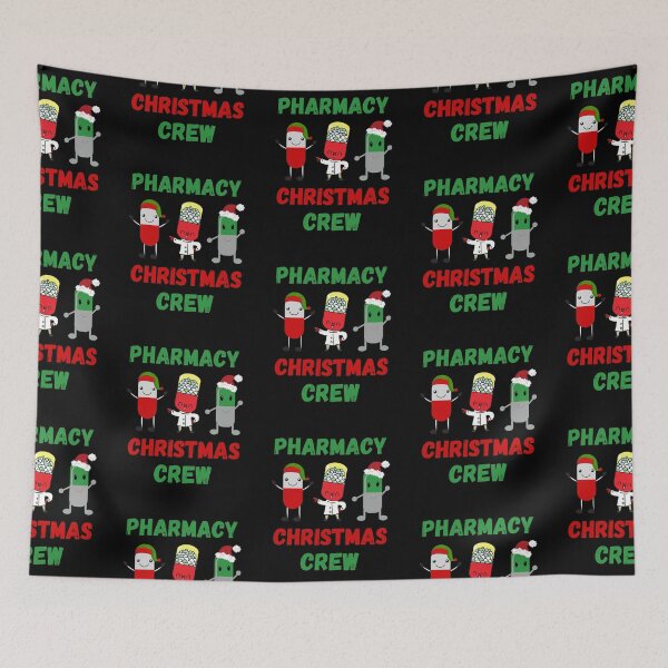 Item preview, pharmacy christmas crew designed and sold by Hey-Nice-Shirt.