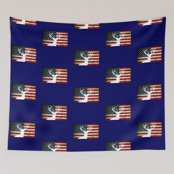 Item preview, American Flag and Big Buck designed and sold by artistoutfitter.