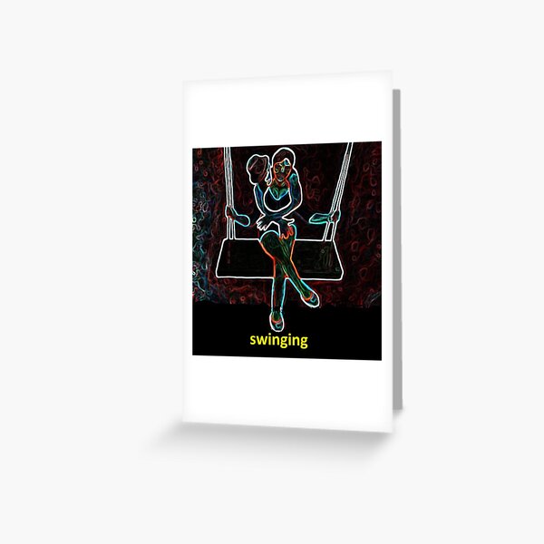 Swinging Greeting Card