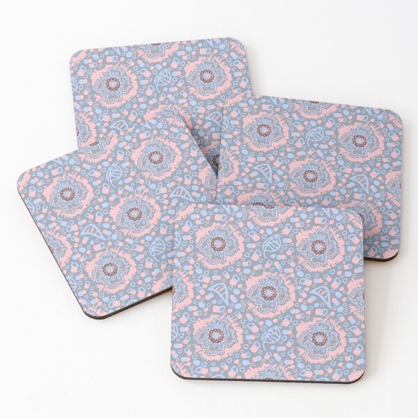 Item preview, geometry  abstraction doodles  zigzags flowers designed and sold by vladislava antsiferova.