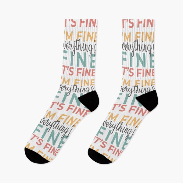 Item preview, It's Fine I'm Fine Everything's Fine designed and sold by TheGrooveShack.