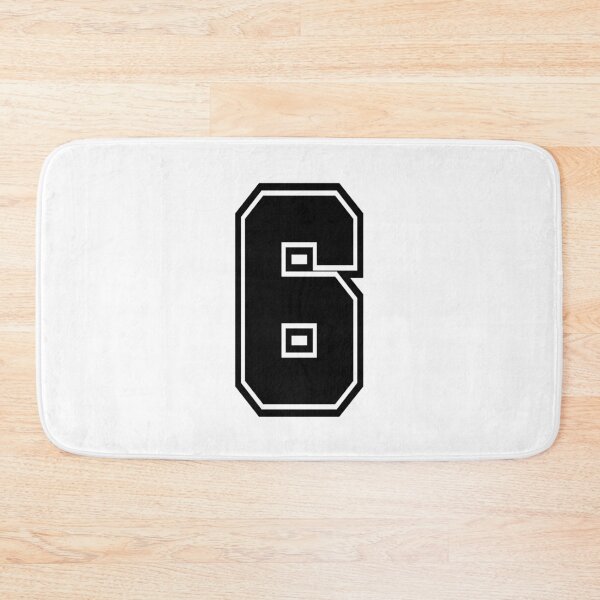 Item preview, 6 shirt number college style number designed and sold by GeogDesigns.
