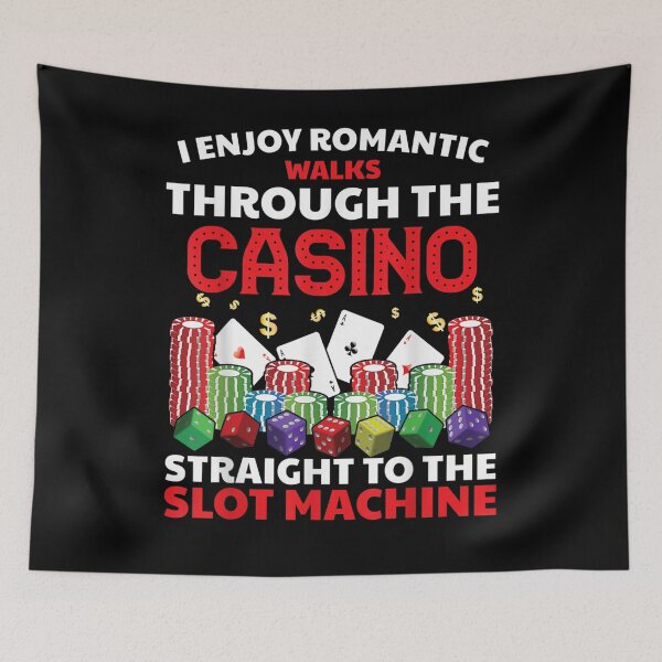 Item preview, I Enjoy Romantic Casino Walks Straight To The Slot Machine  designed and sold by bar0zysbertha.