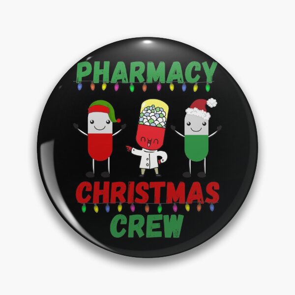 Item preview, pharmacy christmas crew designed and sold by Hey-Nice-Shirt.