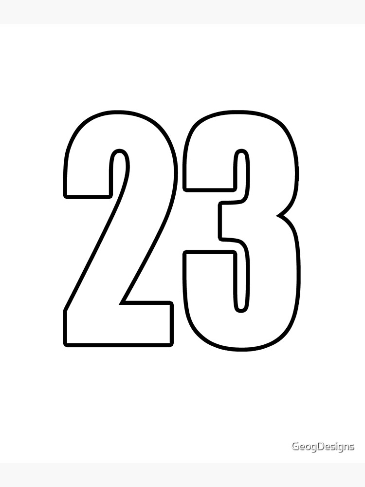 24 number number football Photographic Print by GeogDesigns