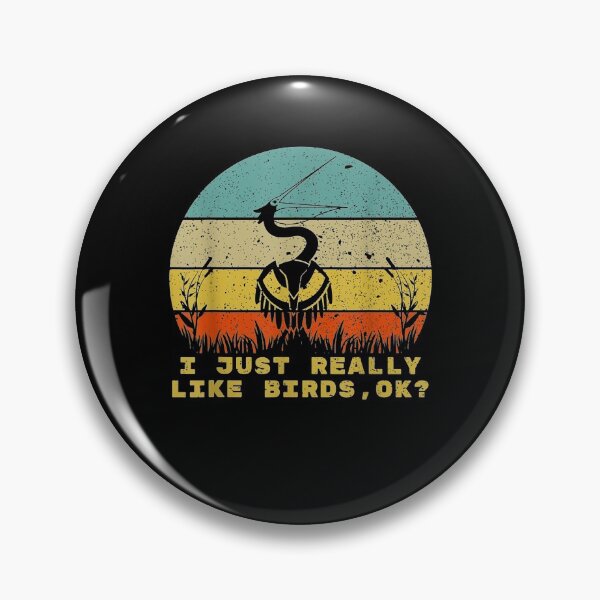 Item preview, Vintage I Just Really Like Birds Ok Retro Bird Lover Gift  designed and sold by bar0zysbertha.