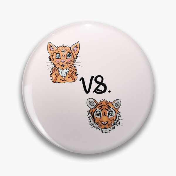 Item preview, Orange Cat Vs. Tiger designed and sold by BioLushGraphics.
