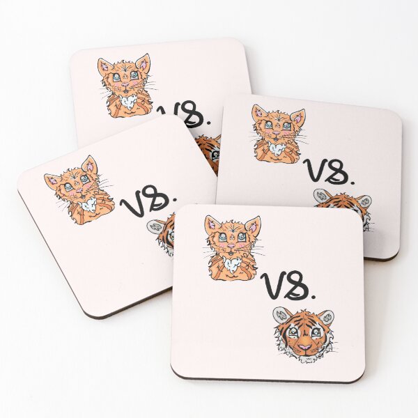 Item preview, Orange Cat Vs. Tiger designed and sold by BioLushGraphics.