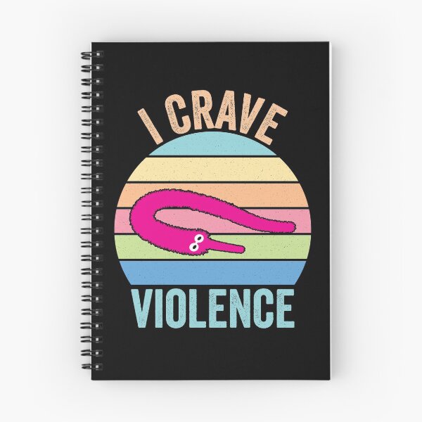 Item preview, Worm on a string - I crave violence  designed and sold by Oof Designs.