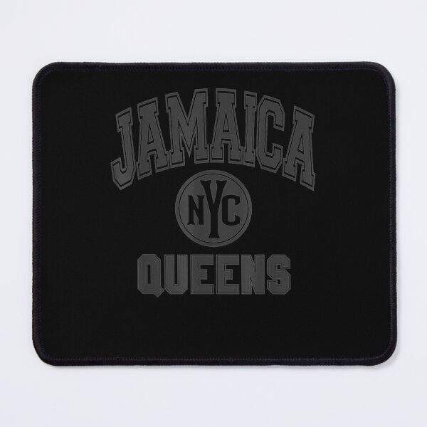 Item preview, Jamaica Queens Nyc Varsity Style Black With Black Print  designed and sold by bar0zysbertha.