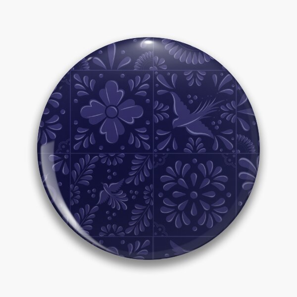 Item preview, Mexican Blue Talavera Tile Pattern by Akbaly designed and sold by Akbaly.