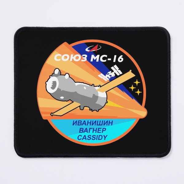 Item preview, Soyuz MS-16 mission patch - Союз МС-16 designed and sold by trendistudio.
