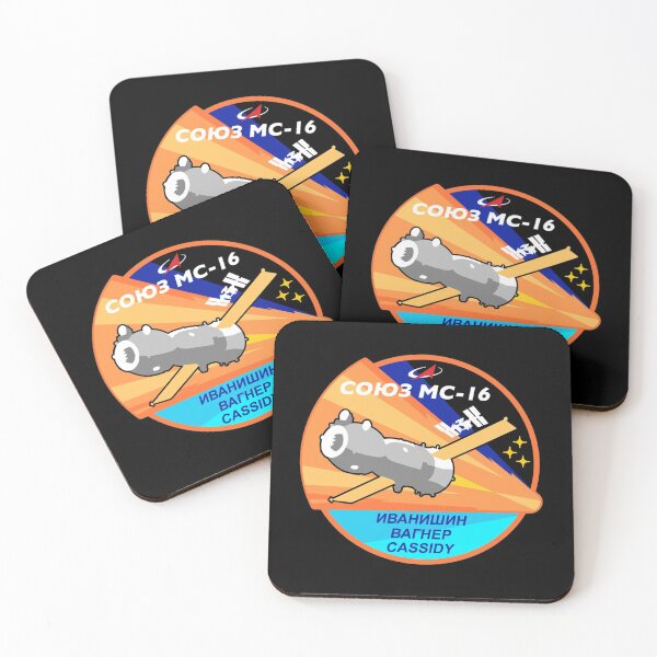 Item preview, Soyuz MS-16 mission patch - Союз МС-16 designed and sold by trendistudio.