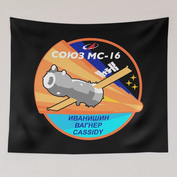Item preview, Soyuz MS-16 mission patch - Союз МС-16 designed and sold by trendistudio.