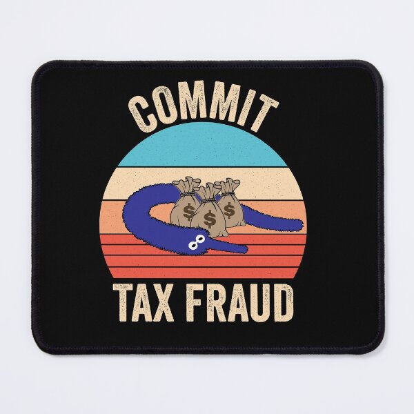 Item preview, Worm on a string - Tax Fraud designed and sold by Oof Designs.
