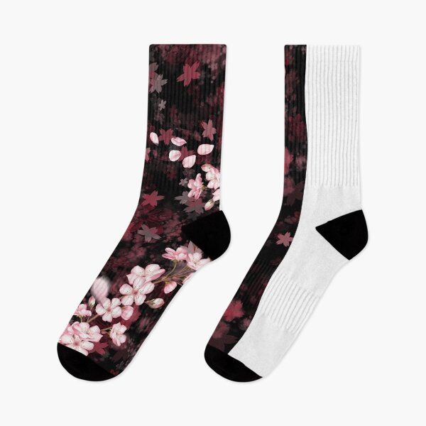 Item preview, Dusty Pink Floral Rose in deep black designed and sold by diva-design.