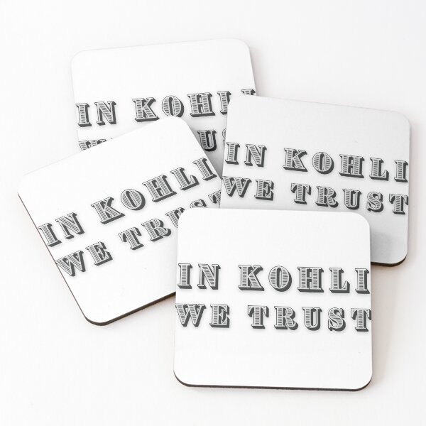 Item preview, In Kohli We Trust Cricket Captain designed and sold by PHLDesign.