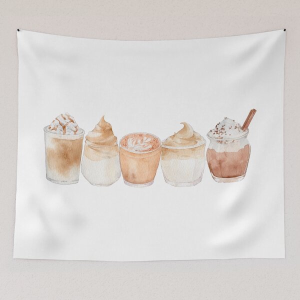 Item preview, Watercolor Coffee Time designed and sold by ShopLizCreates.