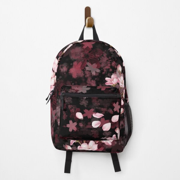 Item preview, Dusty Pink Floral Rose in deep black designed and sold by diva-design.