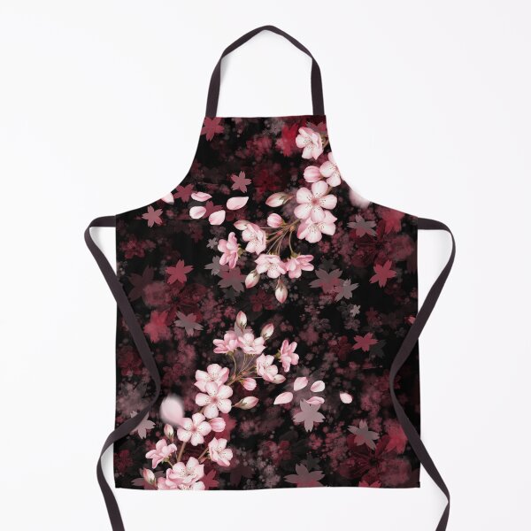 Item preview, Dusty Pink Floral Rose in deep black designed and sold by diva-design.