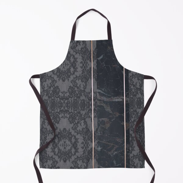 Item preview, Chic Pastel Navy Ocean Blue Rosegold Geometric Floral Lace and Marble Pattern  designed and sold by LaceySkies.