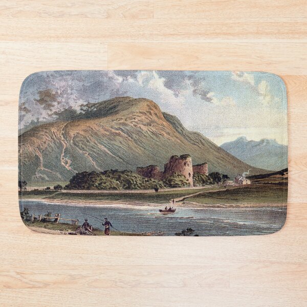 Item preview, Vintage Illustration of Old Inverlochy Castle, Fort William designed and sold by yourscotland.
