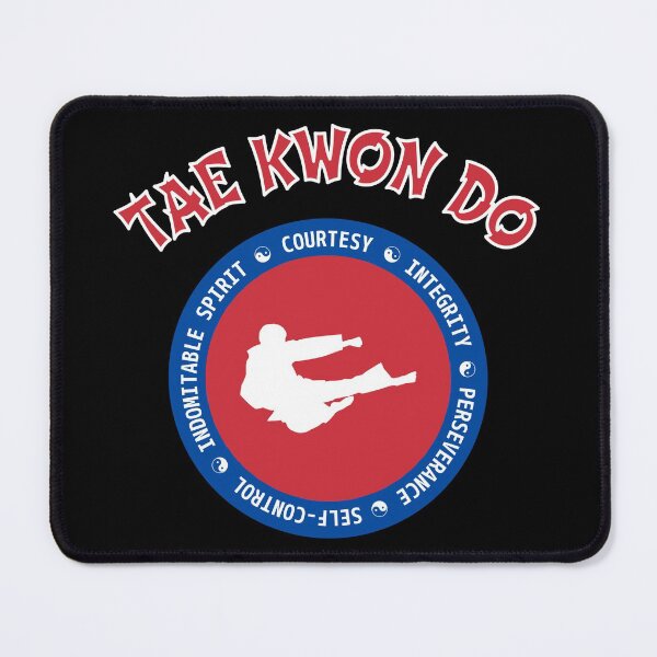 Item preview, TAE KWON DO - 5 Tenets of Taekwondo Circular Design designed and sold by geeksta.