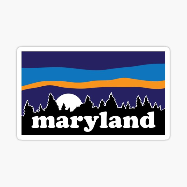 Maryland Moonscape Sticker