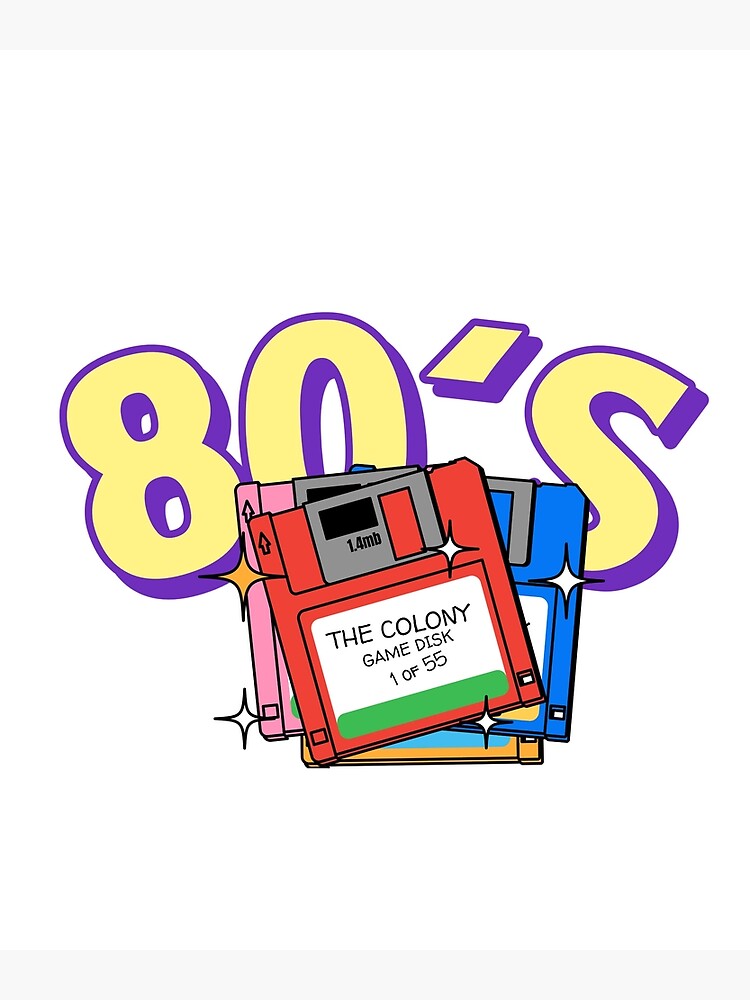 "The floppy disk of the 80s" Poster for Sale by Laumax02 Redbubble