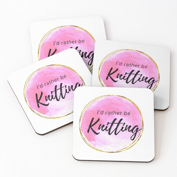 Item preview, I’d rather be Knitting designed and sold by shyflamingo.