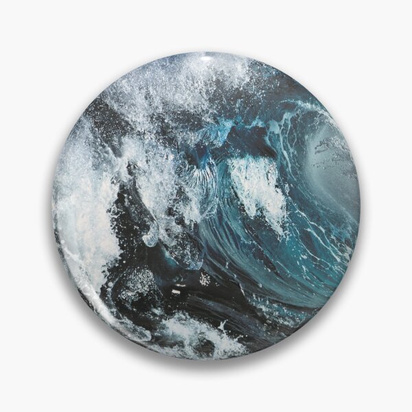 Item preview, Stormy Ocean Waves | Dark Ocean Wave | Blue Wave designed and sold by stuff-n-stuff.
