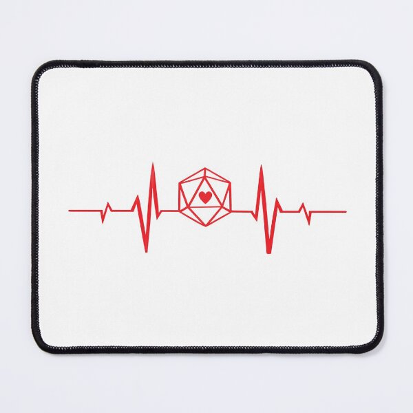 Item preview, Heartbeat EKG D&D Dice - Dungeons Dragons designed and sold by molamode.