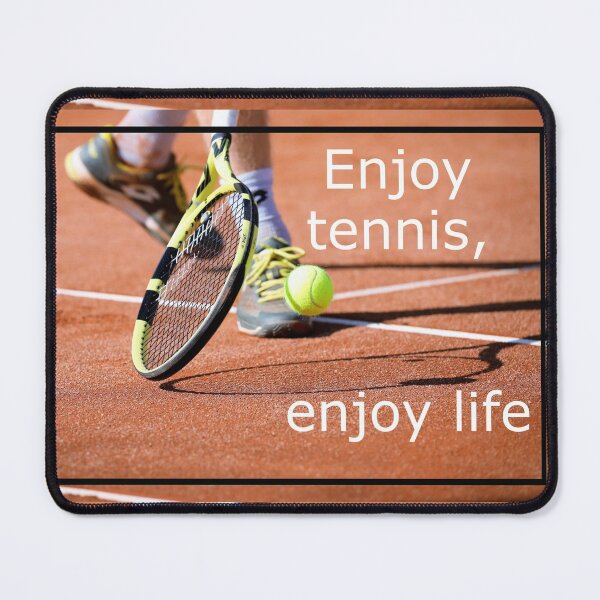 Item preview, Enjoy Tennis, enjoy life designed and sold by MrBoutik.