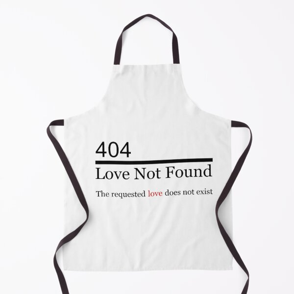Item preview, 404 love not found / The requested love does not exist funny tshirt designed and sold by Zosef-artist.