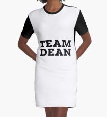 Team Dean Graphic T-Shirt Dress