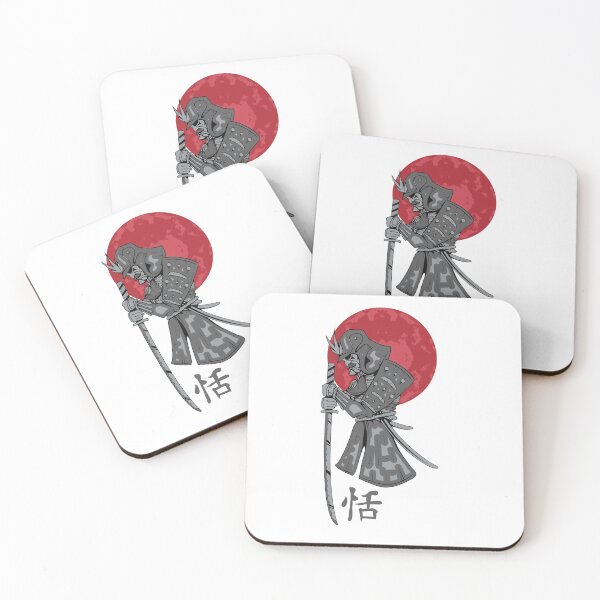 Item preview, Samurai and the Red moon designed and sold by RafaelLima7.