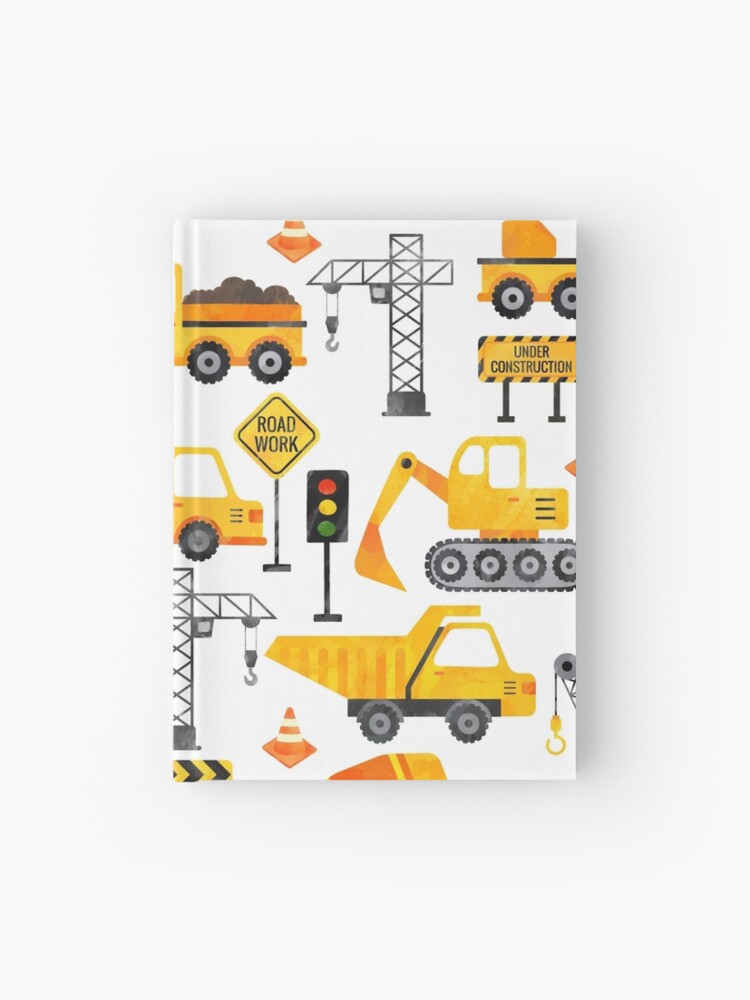 Road Work Watercolor Construction Vehicles  Poster for Sale by  SamAnnDesigns