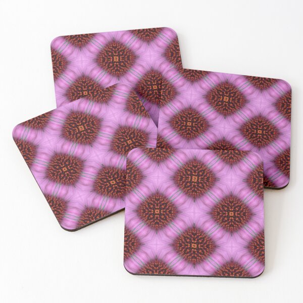 Item preview, Geometric red and pink funky flower pattern 2 designed and sold by Jonnekesart.