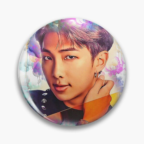 Item preview, BTS RM Namjoon colorful art designed and sold by Lajibolalaa.