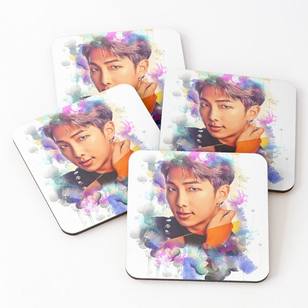 Item preview, BTS RM Namjoon colorful art designed and sold by Lajibolalaa.